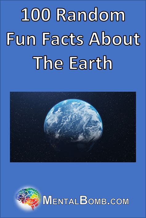 Fun facts about earth – Artofit