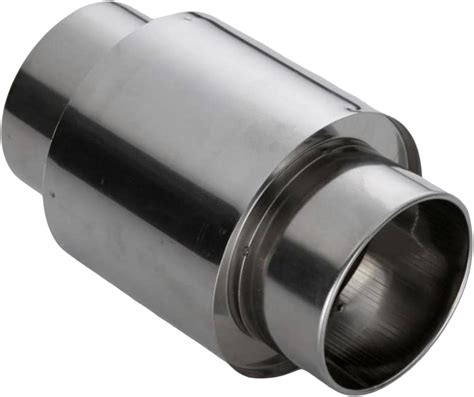 Buy Almencla Straight Stove Pipe Chimney Flue Extension Tube Fittings ...