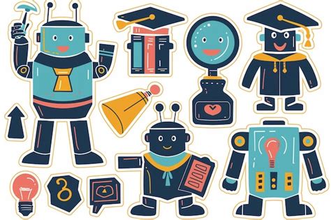 Teacher Robot Sticker 的图像结果