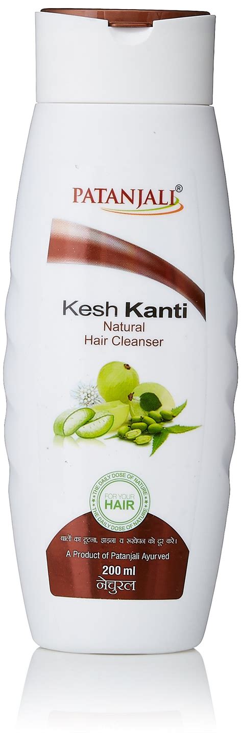 Buy Patanjali Kesh Kanti Natural Hair Cleanser Shampoo, 200ml Online at ...