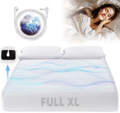 Amazon.com: ZAJAZ Grounding Sheets Full XL Size, 95% Organic Cotton + 5 ...