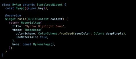 Image result for Flutter Code Syntax