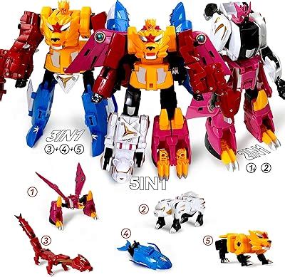 STOULKD 5-in-1 Animal Deformation Toys - Lion, India | Ubuy