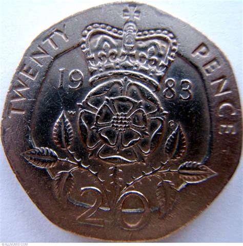 20 Pence 1983, Elizabeth II (1952-2022) - Great Britain - Coin - 3210