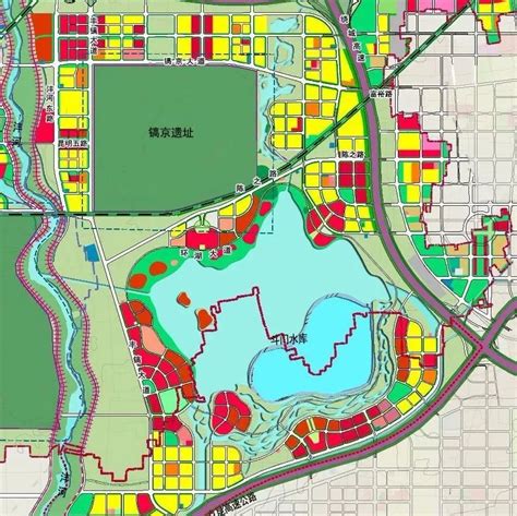 西安沣东2020规划图,西安沣东新城规划图,沣东新城道路详细规划_大山谷图库