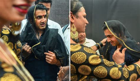 Why did Gautam Gambhir don a dupatta and bindi?- The Week