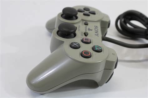 Official Sony PlayStation Dualshock Controller Pad Gray Discolored SCPH-1200 OEM (B) – Retro ...