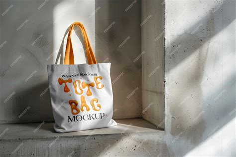 Premium PSD | Fabric bag branding mockup