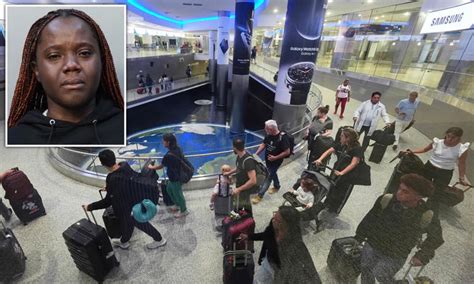 Airport chaos as woman grabs crying boy, 4, from his mother and refuses ...