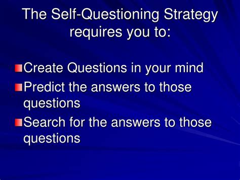 Image result for Self-Questioning