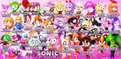 Sonic Girls Mon Sonic Girls + Summer By Cometshina