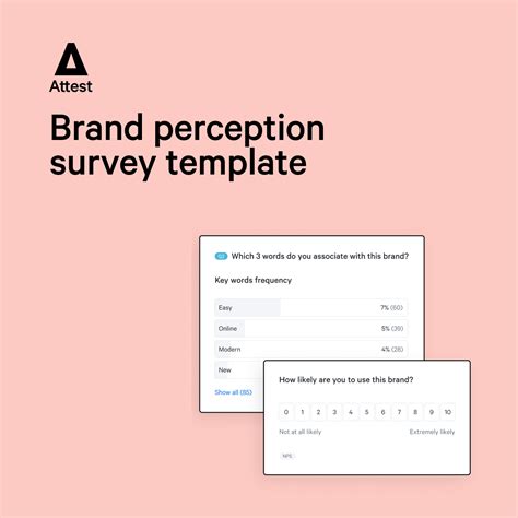 Free Brand Perception Survey Template | Attest | Attest