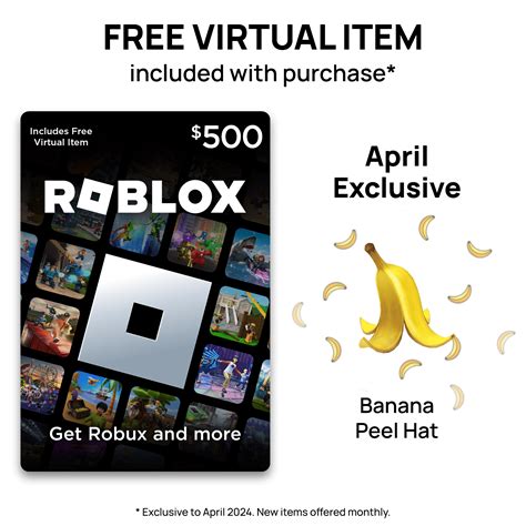 Roblox $500 eGift Card [Digital] + Exclusive Virtual Item - Walmart.com