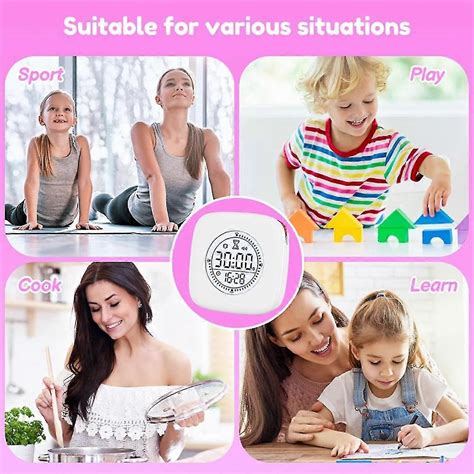 Visual Timer For Kids, 100 Minute Daytime Visual Digital Timer, Student ...