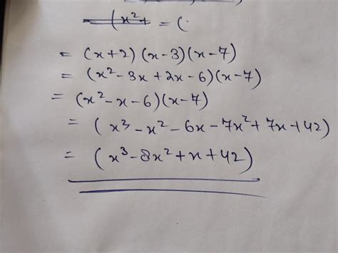write a cubic polynomial whose zeroes are -2,3,7.pls answer. - Brainly.in