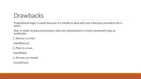 Knowledge representation using predicate logic | PDF - scope ambiguity predicate logic