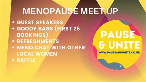 Monthly Menopause Meet Ups - December - Nottingham, Nottinghamshire, St ...