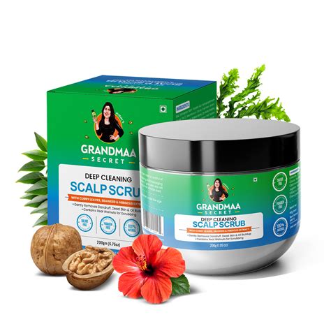Scalp Scrub - Best Scalp Scrub for Dandruff & Hair Growth | Grandmaa Secret