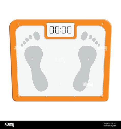 Personal human scales overweight, dieting healthcare balance object. Fitness lifestyle concept ...