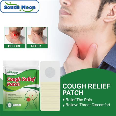 South Moon Cough Relief Patch 12Pcs Stop Coughing Patch Herbal Relieve ...