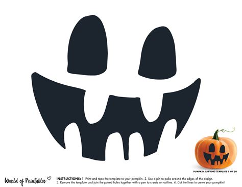 Free Pumpkin Carving Stencils Printable Pdf - Free Printable Pumpkin