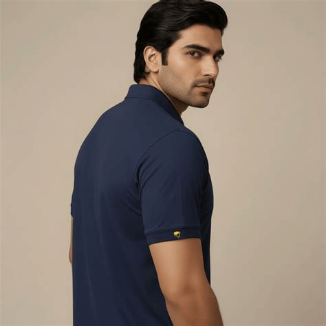 Bulk Order Custom Navy Blue Polo T-Shirts - Personalized with Your Log ...