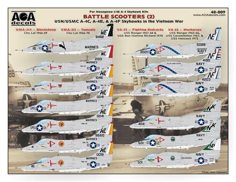 Battle Scooters (2)-USN/USMC A-4C & A-4E Skyhawks in the Vietnam War ...