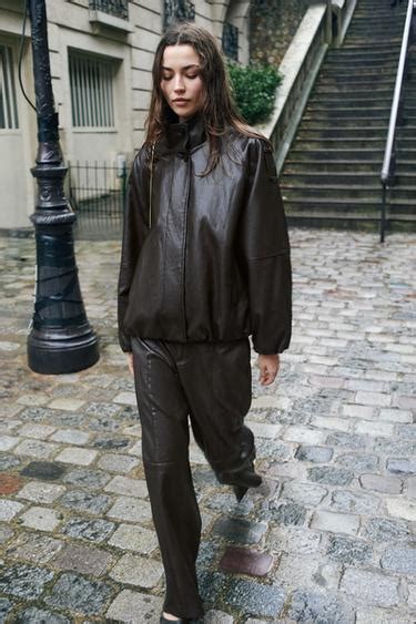 Women's Leather Jackets | ZARA India
