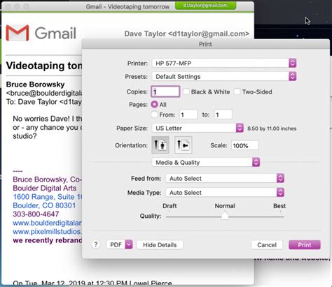 How to Print Gmail Message 的图像结果