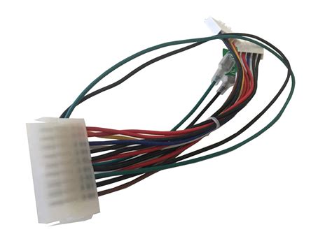 AYA 7" (7-Inch) ATX 20-Pin to AT P8+P9 6-Pin with Push Power Button ...