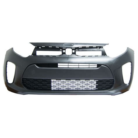Kia Picanto Front Bumper With Lower Grille 17+ - Spares Direct
