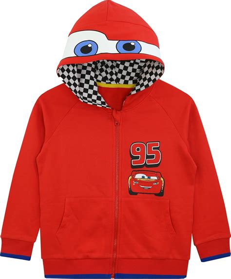 Disney Cars Hoodie | Lightning McQueen Hoodie | Car Sweatshirt for Kids ...