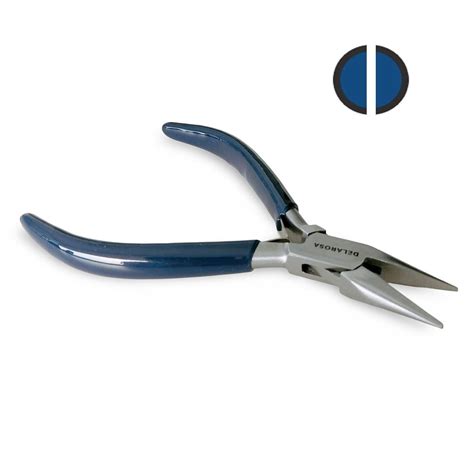 130 mm. half-round nose spring-loaded pliers