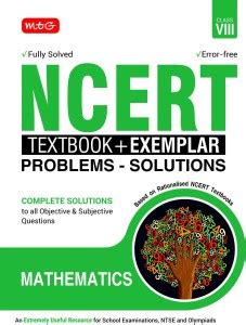 MTG NCERT Textbook + Exemplar Problem Solutions Class 8 Mathematics ...
