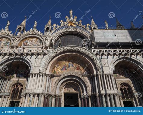 St Mark square in Venice stock image. Image of canal - 103049847