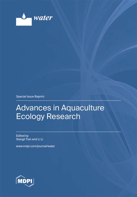 Advances in Aquaculture Ecology Research | MDPI Books