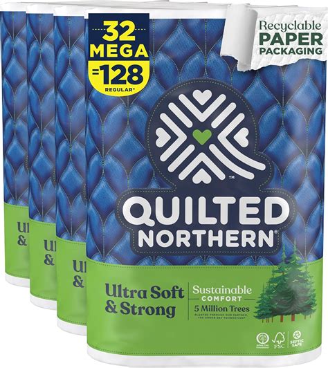 Amazon.com: Quilted Northern Ultra Soft & Strong Toilet Paper, 32 Mega ...