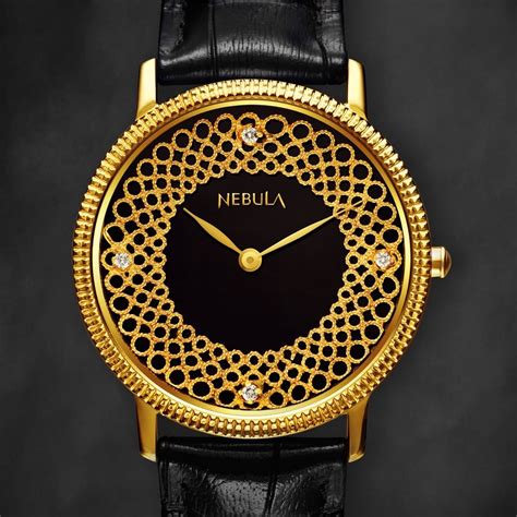 Buy Online Titan Nebula Filigree Quartz Analog 18 Karat Solid Gold ...