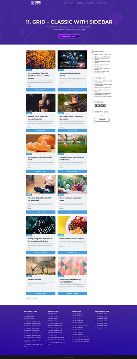 Image result for Divi Blog Module