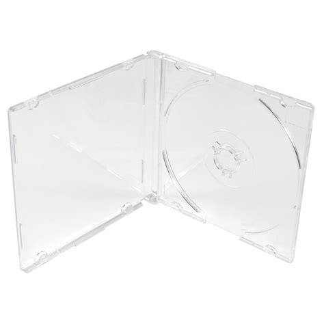 Clear 8cm CD/DVD jewel cases - Retro Style Media
