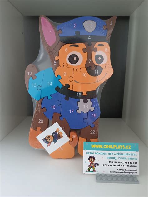 Tlapková patrola puzzle, dřevěné, Paw patrol nové | Aukro