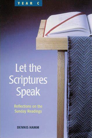 Buy Let the Scriptures Speak: Reflections on the Sunday Readings Book ...