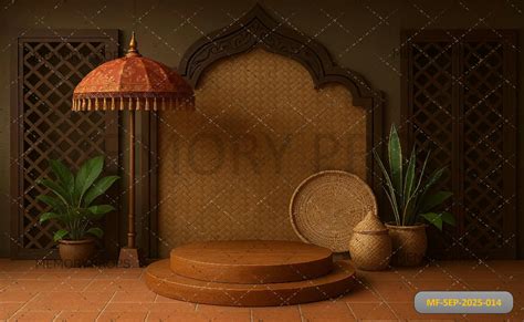 Tropical Vintage Printed Backdrop