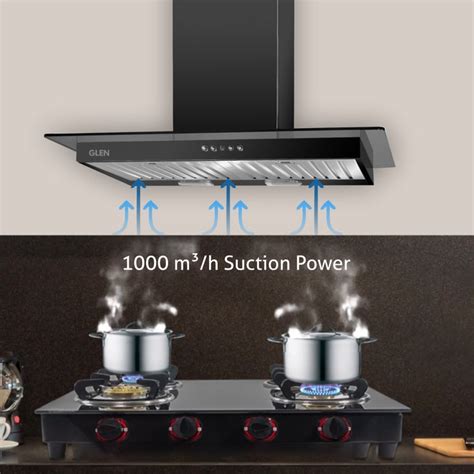 Buy Glen Kitchen Chimney 60cm 6062 BL Online at Best Prices