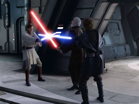Anakin Skywalker And Obi Wan Kenobi Vs Count Dooku