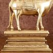 Brass Venugopal Krishna Seated on Cow Statue 21" – Budhshiv.com