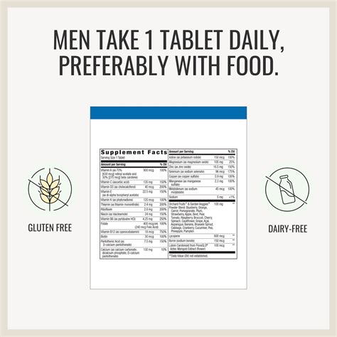 Buy Alive! Men's Energy Complete Daily Multivitamin Tablets, 50 Count ...