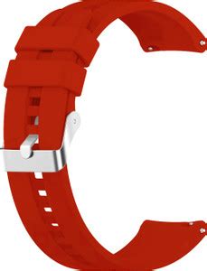 ACM Watch Strap Silicone Hook for Beatxp Marv Neo Smartwatch Belt Red ...