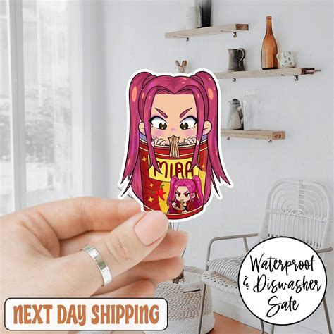 Mira Huntrix Kpop Demon Hunters Sticker, Ramen Demon Hunter, K-pop ...