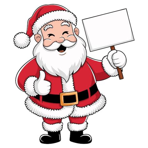 Weihnachtsmann-Clipart-Vektor | Premium KI-generierter Vektor